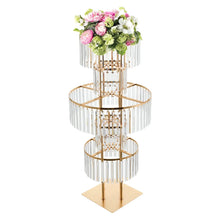 Load image into Gallery viewer, DecorBites™ Elegant 5-Tier Gold Wedding Flower Stand
