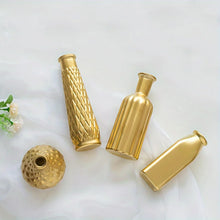 Load image into Gallery viewer, DecorBites™ Gold Glass Vase - Antique Art Style Home Decor
