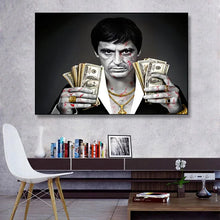 Load image into Gallery viewer, DecorBites™ "Scarface Tony Montana Canvas Wall Art Print"
