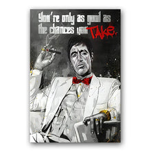 Load image into Gallery viewer, DecorBites™ "Scarface Tony Montana Canvas Wall Art Print"
