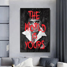 Load image into Gallery viewer, DecorBites™ "Scarface Tony Montana Canvas Wall Art Print"
