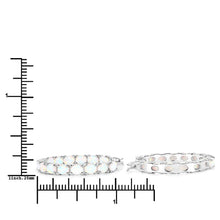 Load image into Gallery viewer, 2.05 Carat Genuine Created Opal .925 Sterling Silver Earrings
