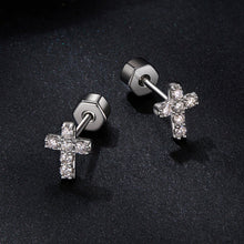 Load image into Gallery viewer, 925 Sterling Silver Moissanite Earring 0.7x0.6cm for Women
