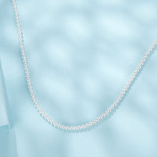 Load image into Gallery viewer, 925 Sterling Silver White Gold Plated Necklace with Quality Shell Pearl for Women
