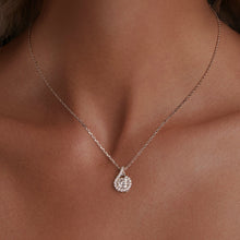 Load image into Gallery viewer, 925 Sterling Silver Moissanite Necklace with CZ, 400mm Length, 15x10mm Pendant for Women

