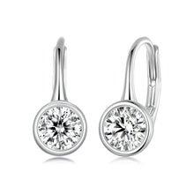 Load image into Gallery viewer, 925 Sterling Silver 0.50 Carat Moissanite Earrings for Women
