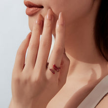 Load image into Gallery viewer, 925 Sterling Silver Ring with White Gold Plating for Women - Style E
