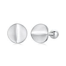 Load image into Gallery viewer, 925 Sterling Silver + White Gold Plated Earrings
