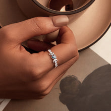 Load image into Gallery viewer, 925 Sterling Silver Ring with Pavé Setting CZ, Size 7.0, Women’s Jewelry
