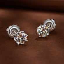 Load image into Gallery viewer, S925 Silver 0.5 Carat Moissanite Earrings 6.0mm for Women
