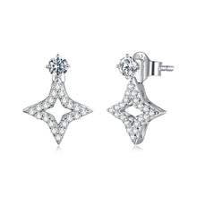 Load image into Gallery viewer, 925 Sterling Silver Moissanite 0.1ct Earrings for Women
