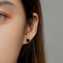 Load image into Gallery viewer, 925 Sterling Silver Oxidized CZ Earrings for Women
