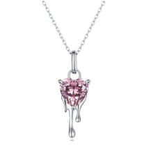 Load image into Gallery viewer, 925 Sterling Silver Adjustable Necklace with Pavé Setting CZ &amp; Pendant for Women
