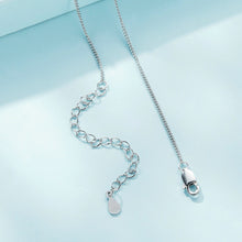 Load image into Gallery viewer, 925 Sterling Silver Necklace with Pavé Setting CZ 21*16mm Pendant
