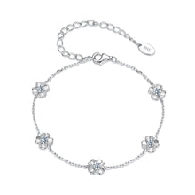 Load image into Gallery viewer, 925 Sterling Silver 0.1 Carat Moissanite Bracelet for Women
