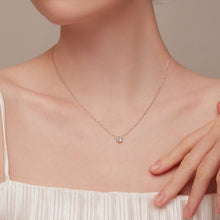 Load image into Gallery viewer, 925 Sterling Silver Adjustable Necklace with CZ Pendants for Women
