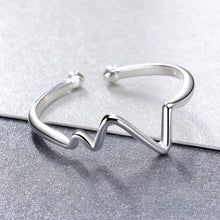 Load image into Gallery viewer, 925 Sterling Silver Platinum Plated 0.1cm Ring for Men
