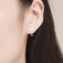 Load image into Gallery viewer, 925 Sterling Silver Earrings with Platinum Plating for Women
