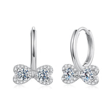 Load image into Gallery viewer, 925 Sterling Silver Moissanite 0.20 Carat Earrings Plated White Gold for Women
