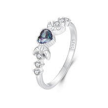 Load image into Gallery viewer, 925 Sterling Silver Ring with Pavé Setting CZ, Size 7.0, Women’s Jewelry
