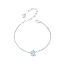 Load image into Gallery viewer, 925 Sterling Silver White Gold Plated Bracelet with Enamel Process
