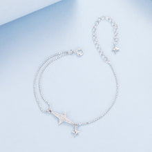Load image into Gallery viewer, 925 Sterling Silver &amp; White Gold Plated Pave Setting CZ Bracelet 15+6cm
