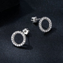Load image into Gallery viewer, 925 Sterling Silver 10mm Moissanite Earrings for Women
