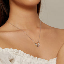 Load image into Gallery viewer, 925 Sterling Silver Necklace with 19*18mm Pavé Setting CZ Pendant
