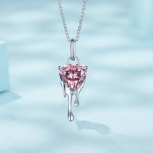 Load image into Gallery viewer, 925 Sterling Silver Adjustable Necklace with Pavé Setting CZ &amp; Pendant for Women
