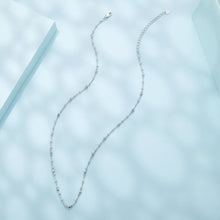 Load image into Gallery viewer, 925 Sterling Silver 40+5cm White Gold Plated Necklace for Women
