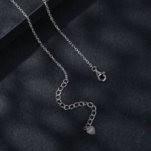 Load image into Gallery viewer, 925 Sterling Silver Moissanite Necklace with CZ, 400mm Length, 15x10mm Pendant for Women
