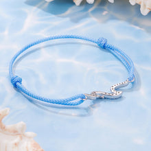 Load image into Gallery viewer, 925 Sterling Silver Adjustable White Gold Bracelet with CZ Pendants for Women

