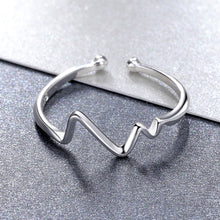 Load image into Gallery viewer, 925 Sterling Silver Platinum Plated 0.1cm Ring for Men
