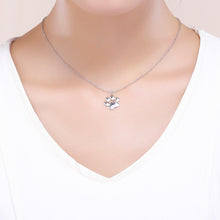 Load image into Gallery viewer, 925 Sterling Silver Necklace with SCN Pendant 1.5x1.4cm for Women
