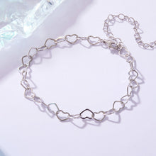 Load image into Gallery viewer, 925 Sterling Silver Plated White Gold Adjustable Bracelet for Women
