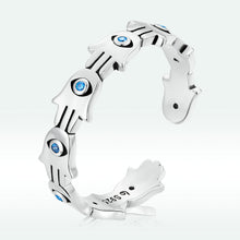 Load image into Gallery viewer, S925 Sterling Silver Pavé Setting CZ Oxidized Silver Ring
