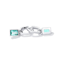 Load image into Gallery viewer, 925 Sterling Silver Earrings with Pavé Setting CZ
