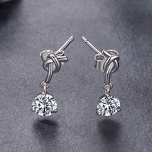 Load image into Gallery viewer, 925 Sterling Silver Moissanite 0.50 Carat Earrings for Women
