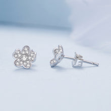 Load image into Gallery viewer, S925 Sterling Silver Pavé Setting CZ Earrings
