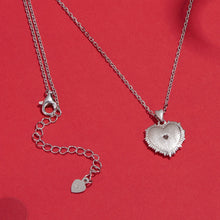 Load image into Gallery viewer, 925 Sterling Silver White Gold Plated Necklace with CZ Pendant for Women
