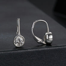 Load image into Gallery viewer, 925 Sterling Silver 0.50 Carat Moissanite Earrings for Women
