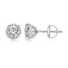 Load image into Gallery viewer, 925 Sterling Silver Moissanite 0.50 Carat Earrings for Women
