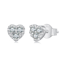 Load image into Gallery viewer, 925 Sterling Silver Moissanite 0.03 Carat Earrings for Women
