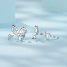 Load image into Gallery viewer, 925 Sterling Silver Plated White Gold Earrings

