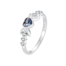 Load image into Gallery viewer, 925 Sterling Silver Ring with Pavé Setting CZ, Size 7.0, Women’s Jewelry
