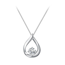 Load image into Gallery viewer, 925 Sterling Silver Necklace with 1 Carat Moissanite - 400mm Length for Women
