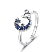 Load image into Gallery viewer, S925 Sterling Silver Oxidized Pavé Setting CZ Ring
