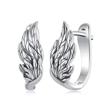 Load image into Gallery viewer, 925 Sterling Silver Earrings with Oxidized Finish, 1.3x0.5cm for Women
