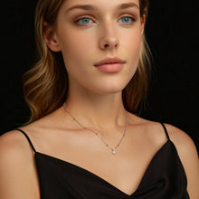 Load image into Gallery viewer, 925 Sterling Silver Moissanite and Freshwater Pearl Necklace 40+5cm for Women
