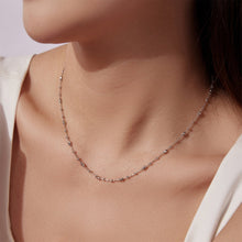 Load image into Gallery viewer, 925 Sterling Silver 40+5cm White Gold Plated Necklace for Women
